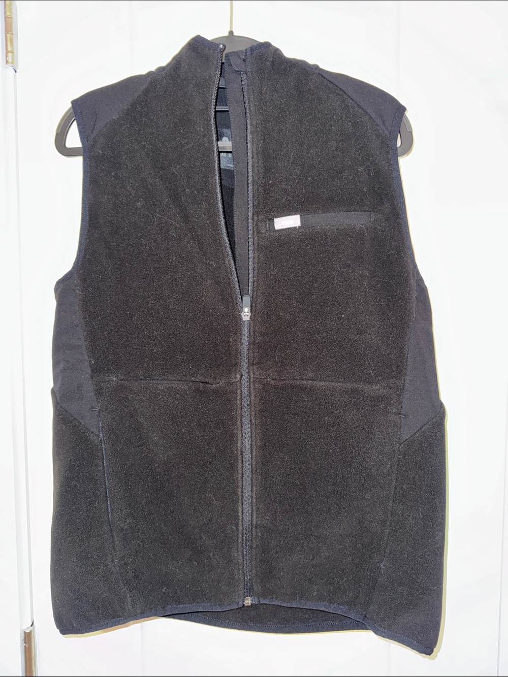 🔺MEDIUM FIGS ON-SHIFT FLEECE VEST BLACK